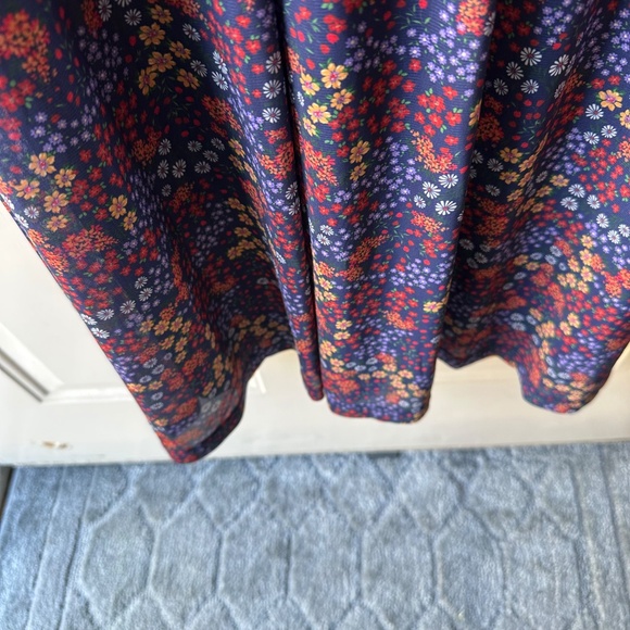 Draper James Dress Women’s Small Multicolor Floral Print V-Neck - Picture 8 of 14